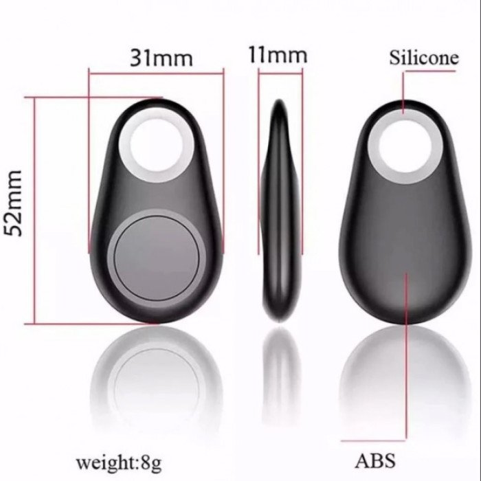 Трекер-брелок Anti Lost, Bluetooth брелок антипотеряшка, Брелок-трекер пошуковий. Колір: чорний