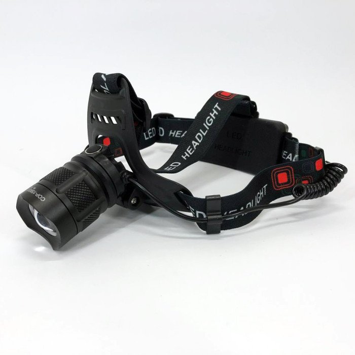 Налобний ліхтар Bailong BL-T32-P50, потужний налобний світлодіодний ліхтарик на голову, три режими