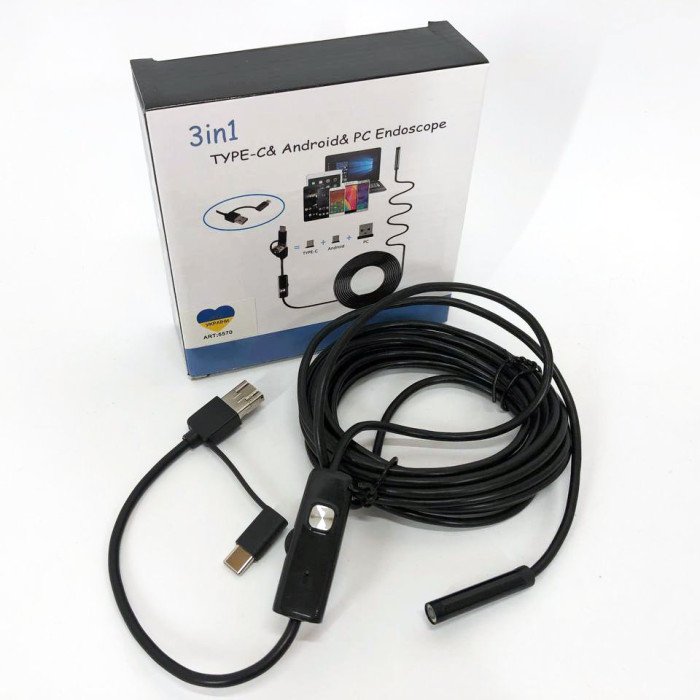 Ендоскоп професійний Usb Android Ендоскоп для смартфона Ендоскоп камера гнучкий android