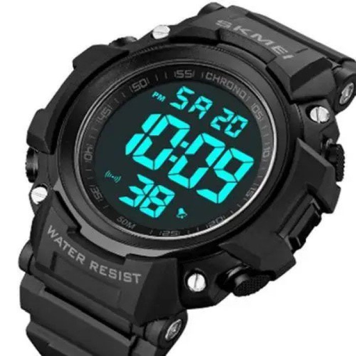 Годинник наручний чоловічий SKMEI 1886BKBK BLACK-BLACK, модний чоловічий годинник, годинник наручний чоловічий. Колір: чорний