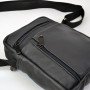 Елегантна чоловіча шкіряна сумка-месенджер із натуральної шкіри на 5 відділень, чоловіча сумка через спину