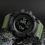 Годинник наручний чоловічий SKMEI 1356AG ARMY GREEN, армійський годинник протиударний. Колір: зелений