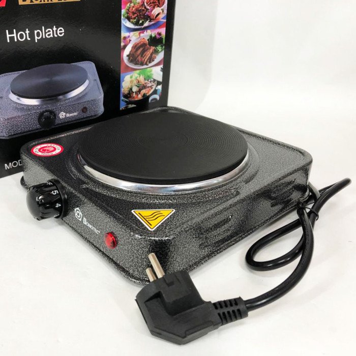 Електроплита настільна DOMOTEC MS-5821 (дискова на 1 конфорку/1Д), маленька переносна електроплита