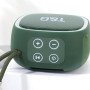 Портативна Bluetooth-колонка TG659 з ремінцем, Бездротова колонка портативна потужна. Колір: зелений