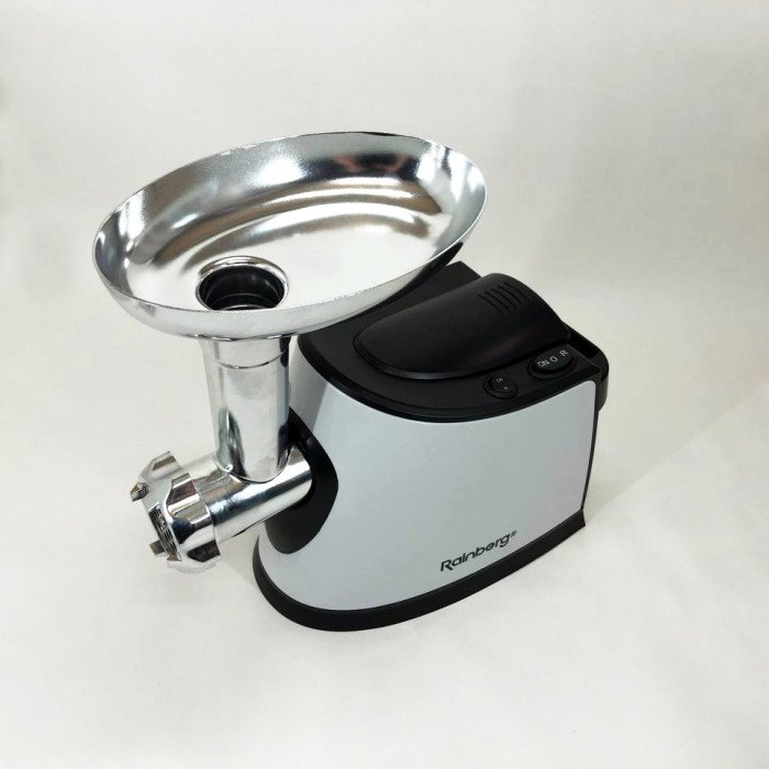 Електром'ясорубка з соковижималкою Rainberg RB-674 3000W, електром'ясорубка для шатківниці, потужна м'ясорубка
