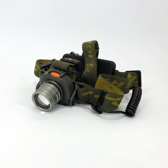 Налобний ліхтар тактичний Bailong BL-1505\602B SENSOR з датчиком руху, Ліхтарик налобний led