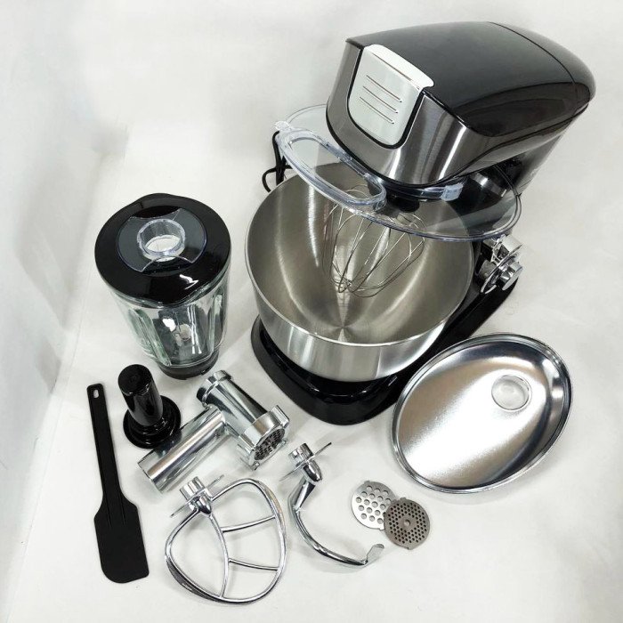 Багатофункціональний кухонний комбайн Rainberg RB-8080 Тістоміс, М'ясорубка, Блендер, Потужний блендер