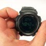 Годинник наручний чоловічий SKMEI 1290BK з компасом, наручний годинник для військових. Колір: чорний
