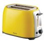 Тостер MAGIO MG-272Y, маленький тостер, тостерниця для бутербродів, тостер для хліба. Колір: жовтий