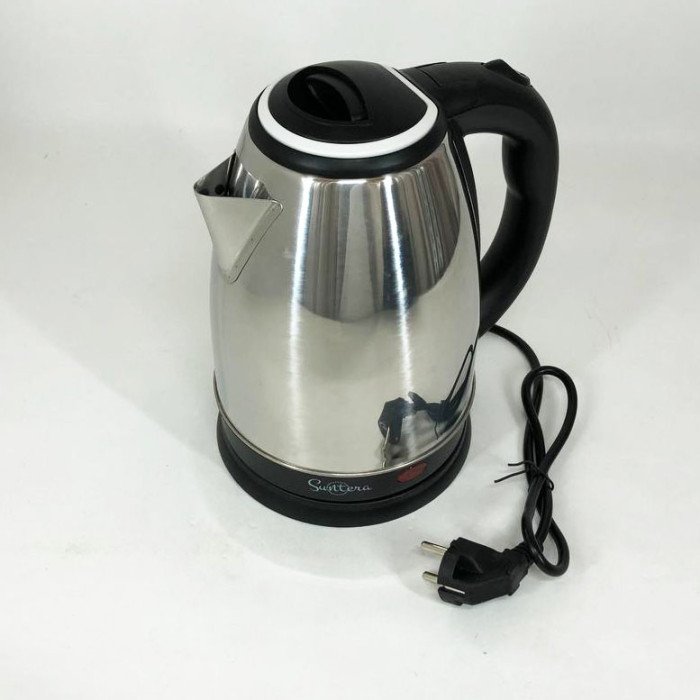 Електрочайник Suntera EKB-301 1500 Вт, гарний електричний чайник, електронний чайник, дисковий чайник