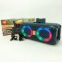 Портативна колонка TG333 2x5W з RGB підсвічуванням, гучна блютуз колонка. Колір: синій