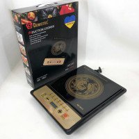 Настільна плита Domotec MS-5833 Однокомфортна Індукційна, електроплита 2000 Вт, плита домашня