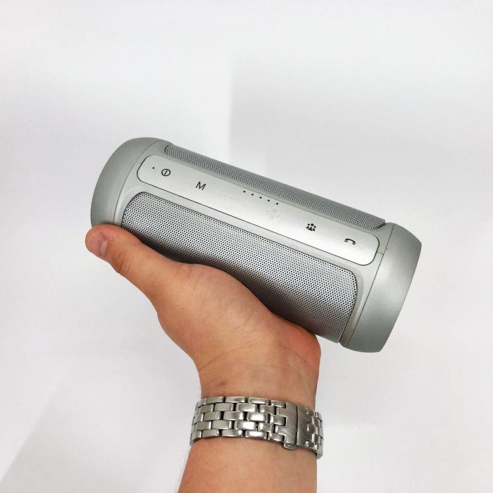 Акустична система JBL CHARGE2 + J2 (аналог) Колір: срібний