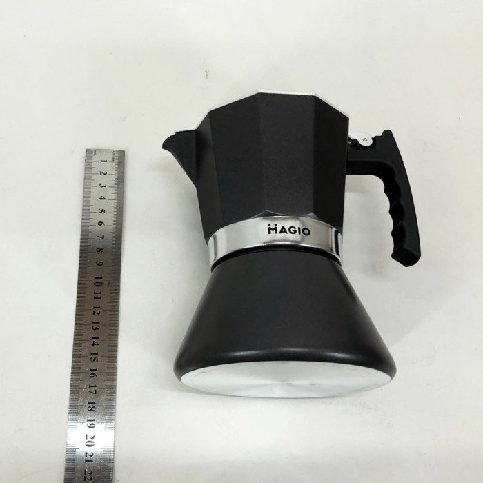 Кавоварка гейзерна Magio MG-1005 300 мл, гейзерна кавоварка для плити, кавоварка гейзерного типу, кавник