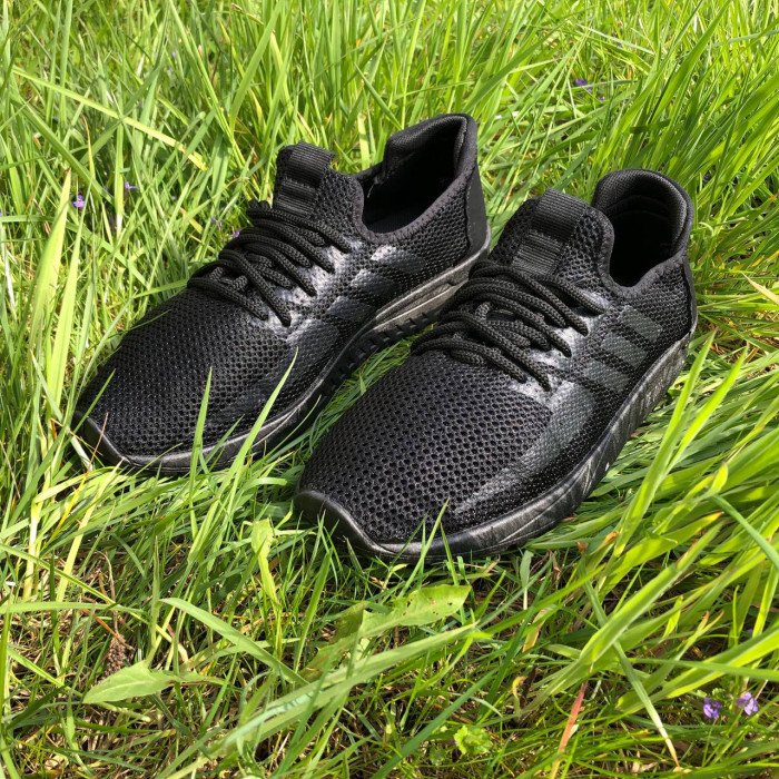 Кросівки з тканинним верхом із сітки 41 розмір. Літні кросівки сітка. Модель 67554. Колір: чорний