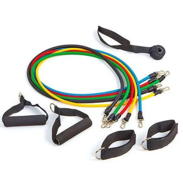 Фітнес еспандер гумовий, Еспандер гумовий вправи, Спортивна гумка для тренувань