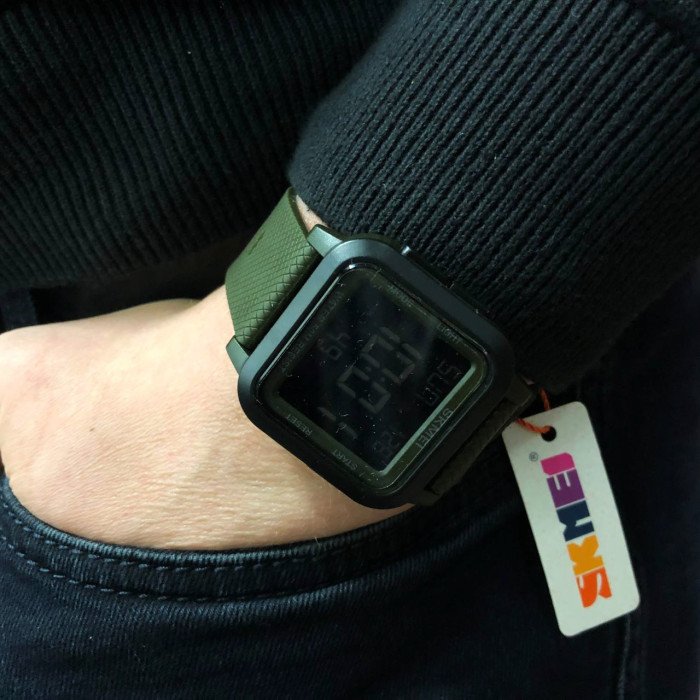 Годинник наручний чоловічий SKMEI 1894AGBK, армійський годинник протиударний, водонепроникний чоловічий годинник