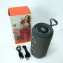 Bluetooth колонка портативна TG656 FM-радіо, Гучна блютуз колонка, Колонка для вечірки. Колір: сірий