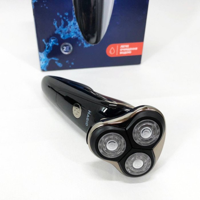 Електробритва 3 плав. голівки/ сухе/ вологе гоління/висувний триммер MAGIO MG-687