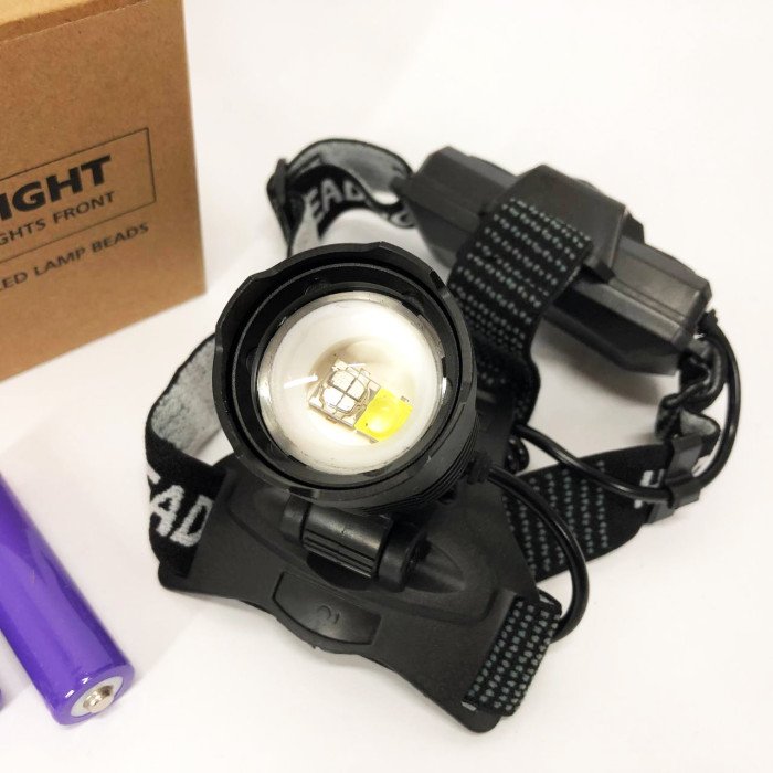 Ліхтар налобний PLD-8059-P50-UV, потужний акумуляторний ліхтарик налобний, налобний ліхтар яскравий