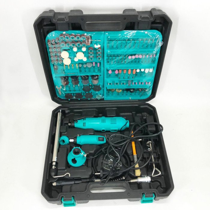 Ручний електричний гравер + гравер Mini 12V з 236 насадками, електричний електричний міні, Дриль гравер