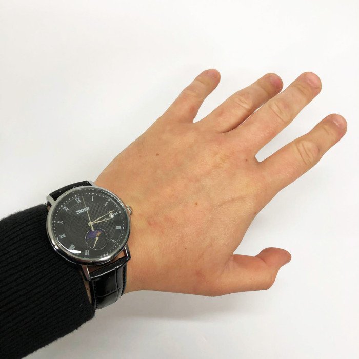 Годинник наручний чоловічий SKMEI 9308BKBK, оригінальний чоловічий годинник, фірмовий спортивний годинник