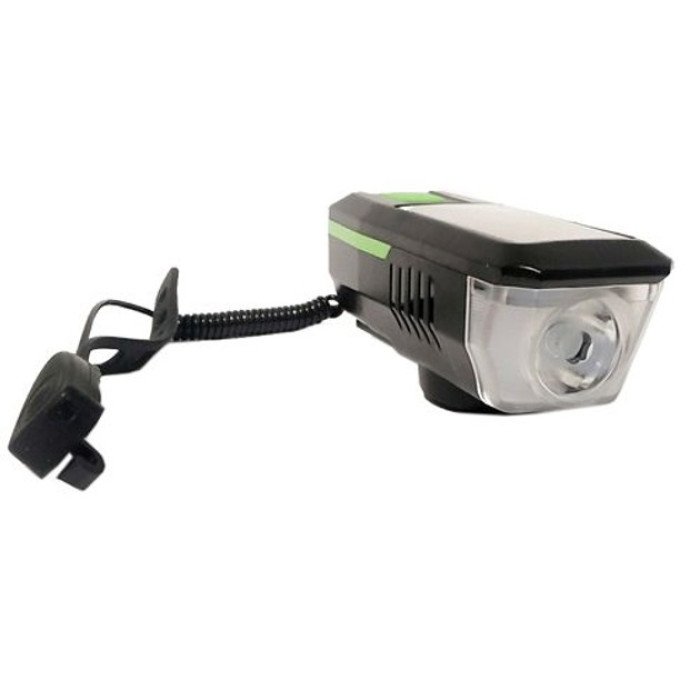 Велофара з сигналом Waterproof LY-17-XPE з виносною кнопкою, Довговічний велосипедний ліхтар