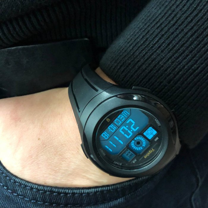 Годинник наручний чоловічий SKMEI 4012/2104BKWT, Чоловічий армійський водостійкий тактичний годинник