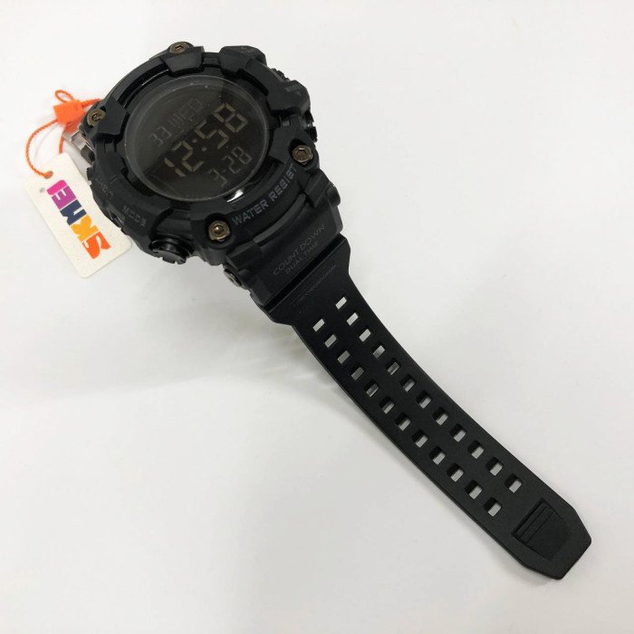 Годинник наручний чоловічий SKMEI 1968BKBK BLACK-BLACK, водостійкий тактичний годинник. Колір: чорний