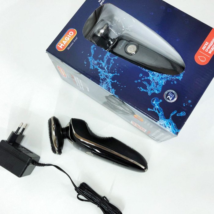 Електробритва 3 плав. голівки/ сухе/ вологе гоління/висувний триммер MAGIO MG-687