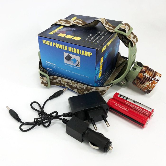 Ліхтар налобний CH-108-T6+COB(white+red), надпотужний ліхтар налобний, світлодіодний ліхтар на лоб