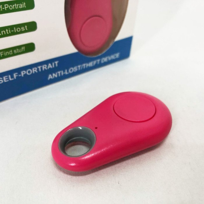 Трекер-брелок Anti Lost, Bluetooth брелок антипотеряшка, Брелок-трекер пошуковий. Колір: рожевий