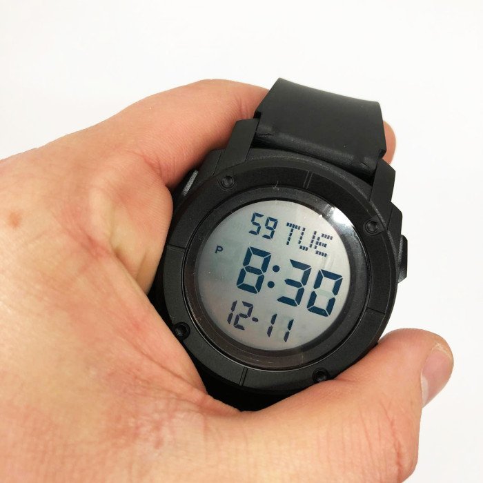 Годинник наручний чоловічий SKMEI 1853BKWT BLACK-WHITE, армійський годинник протиударний. Колір: чорний