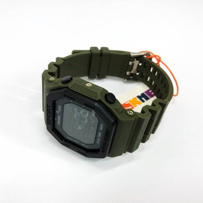 Годинник наручний чоловічий SKMEI 1988AG, армійський годинник протиударний, водонепроникний чоловічий годинник
