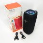 Портативна Bluetooth колонка TG654 8W з підсвічуванням, акумуляторна колонка для музики. Колір: чорний