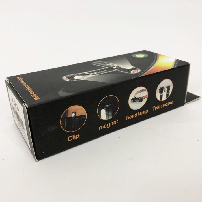 Ліхтар налобний акумуляторний Police W01-T6 USB з магнітом, портативний світлодіодний налобний ліхтар