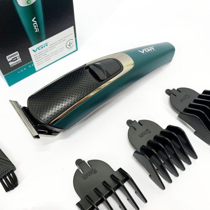 Тример для бороди та волосся VGR V-176 від USB, Професійний триммер для стрижки
