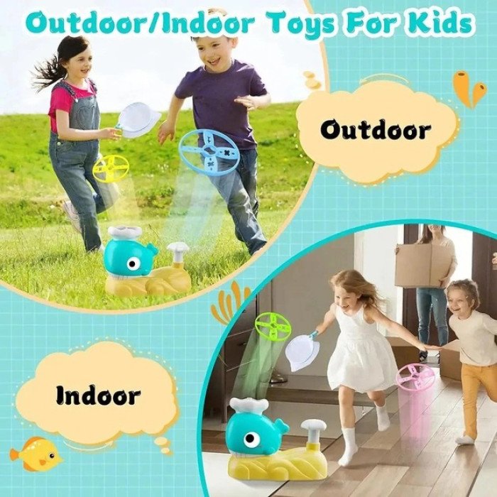 Інтерактивна дитяча іграшка літаюча тарілка фрісбі Small Whale