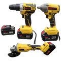 Набір гайковерт шуруповерт болгарка 25 В Boxer BX-189 набір акумуляторного інструменту
