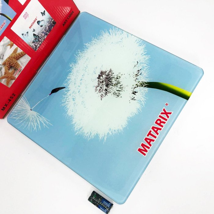 Ваги для підлоги MATARIX MX-452 180 кг, Ваги для вимірювання маси тіла, Електронні ваги кульбаба
