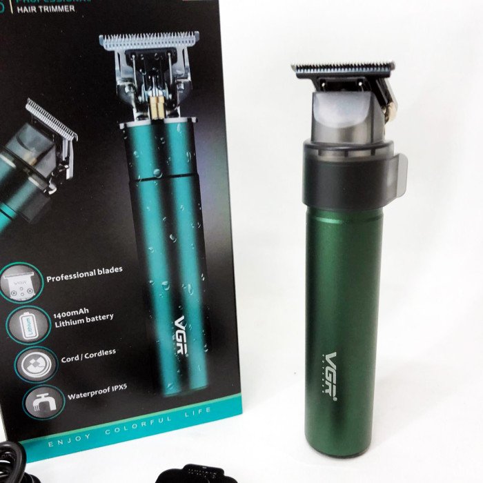 Машинка для стрижки акумуляторна VGR V-186 триммер для волосся та бороди
