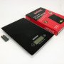 Ваги кухонні MATARIX MX-402 5 кг з дисплеєм, Компактні кухонні ваги для їжі. Колір: чорний