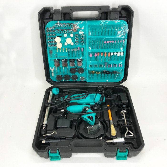 Ручний електричний гравер + гравер Mini 12V з 236 насадками, електричний електричний міні, Дриль гравер