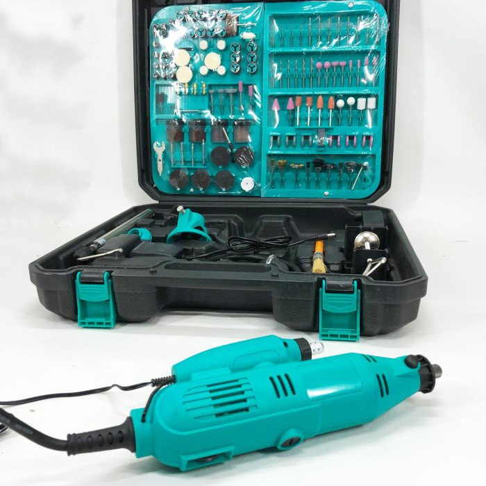 Ручний електричний гравер + гравер Mini 12V з 236 насадками, електричний електричний міні, Дриль гравер