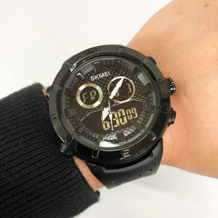 Годинник наручний чоловічий SKMEI 2014BKBK, годинник скмей чоловічий, оригінальний чоловічий годинник спортивний
