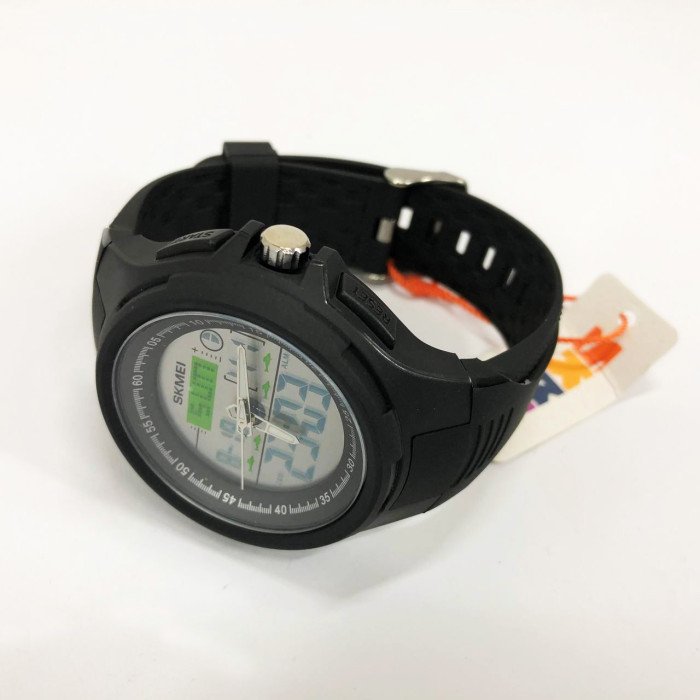 Годинник наручний чоловічий SKMEI 1844BK BLACK, годинник наручний електронний тактичний. Колір: чорний