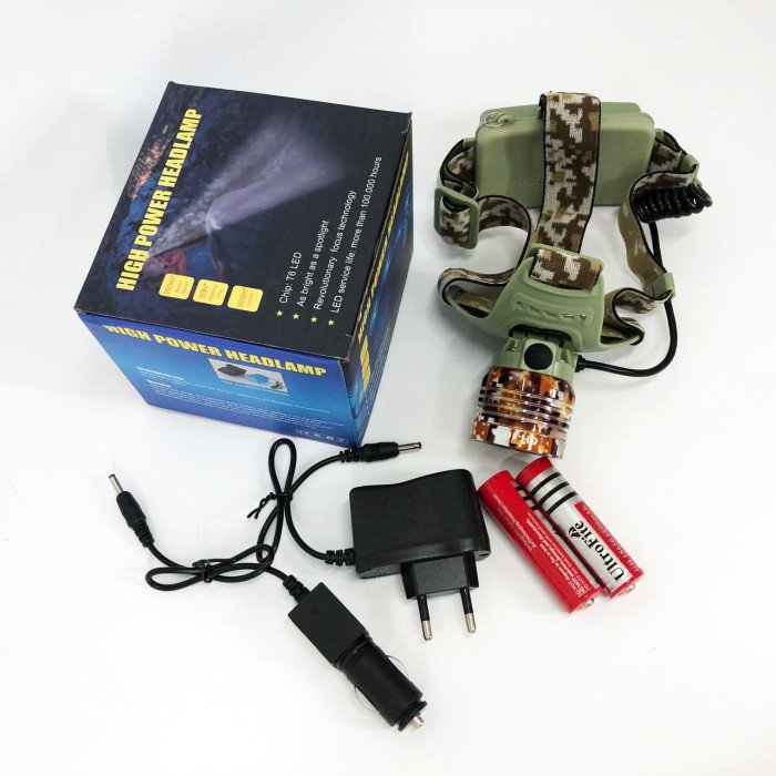 Ліхтар налобний CH-108-T6+COB(white+red), надпотужний ліхтар налобний, світлодіодний ліхтар на лоб