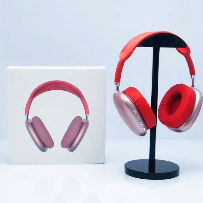 Бездротові навушники Bluetooth P9 STEREO, Бездротові bluetooth earphones. Колір: червоний