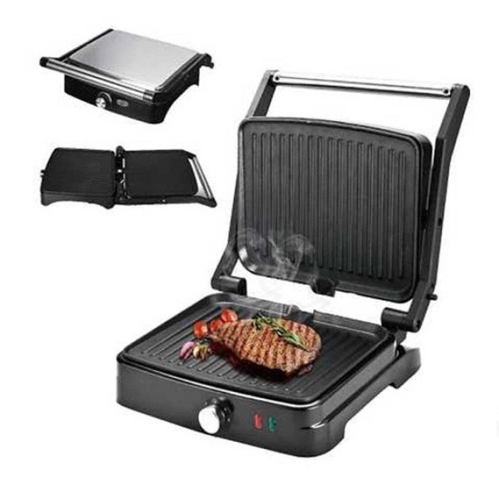 Контактний гриль електричний RAF R.2682 з антипригарним покриттям 1800W