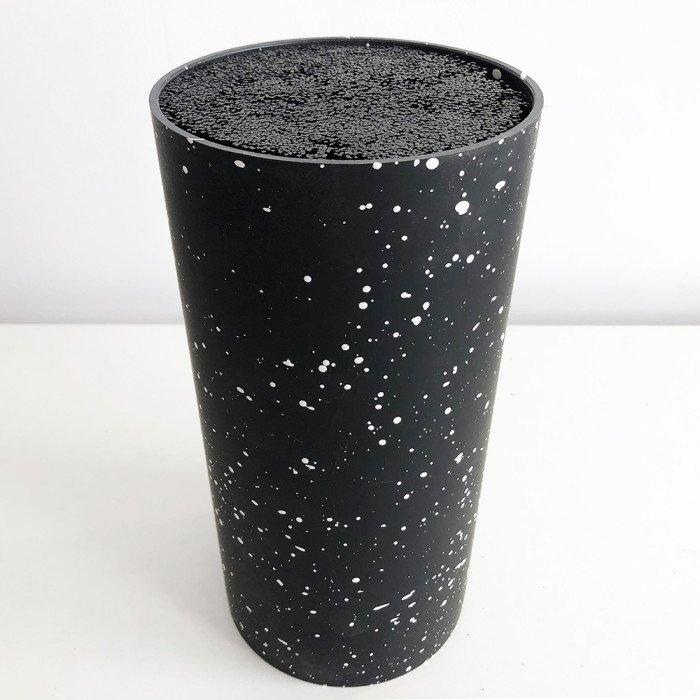 Підставка для ножів UNIQUE UN-1851. Колір: чорний